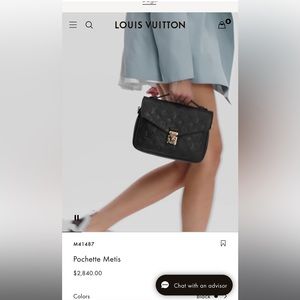 Louis Vuitton Pochette Metis Hand/shoulder Bag